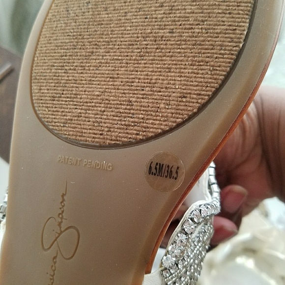 🍃Jessica Simpson🍃 Foot Bling Sandies (6.5) - Picture 5 of 5